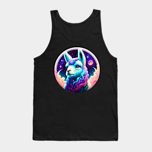 Cute Llama Galaxy Kawaii Animals Tank Top